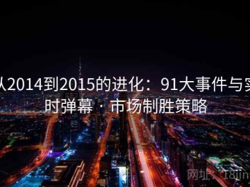 从2014到2015的进化：91大事件与实时弹幕 · 市场制胜策略