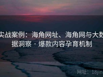 实战案例：海角网址、海角网与大数据洞察 · 爆款内容孕育机制