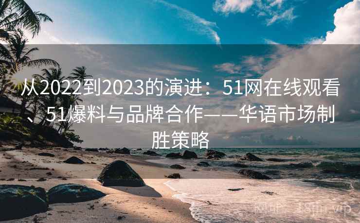 从2022到2023的演进：51网在线观看、51爆料与品牌合作——华语市场制胜策略