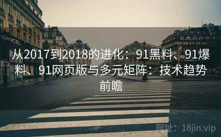 从2017到2018的进化：91黑料、91爆料、91网页版与多元矩阵：技术趋势前瞻