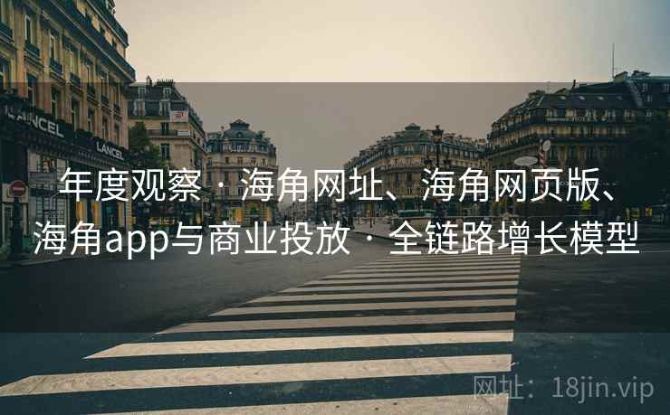 年度观察 · 海角网址、海角网页版、海角app与商业投放 · 全链路增长模型