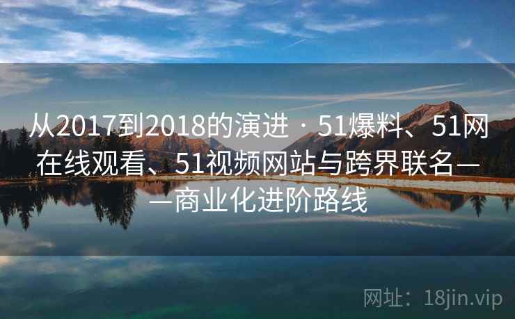从2017到2018的演进 · 51爆料、51网在线观看、51视频网站与跨界联名——商业化进阶路线