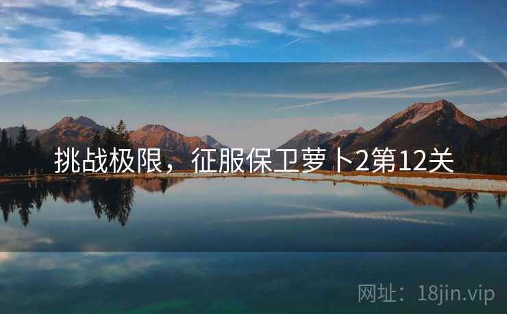挑战极限，征服保卫萝卜2第12关