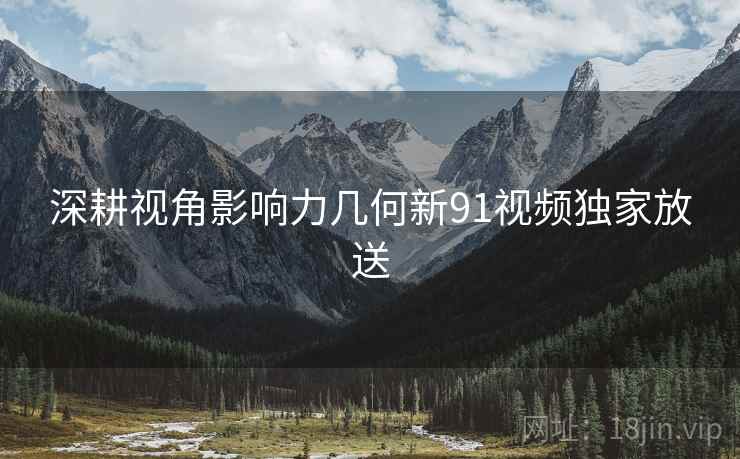 深耕视角影响力几何新91视频独家放送