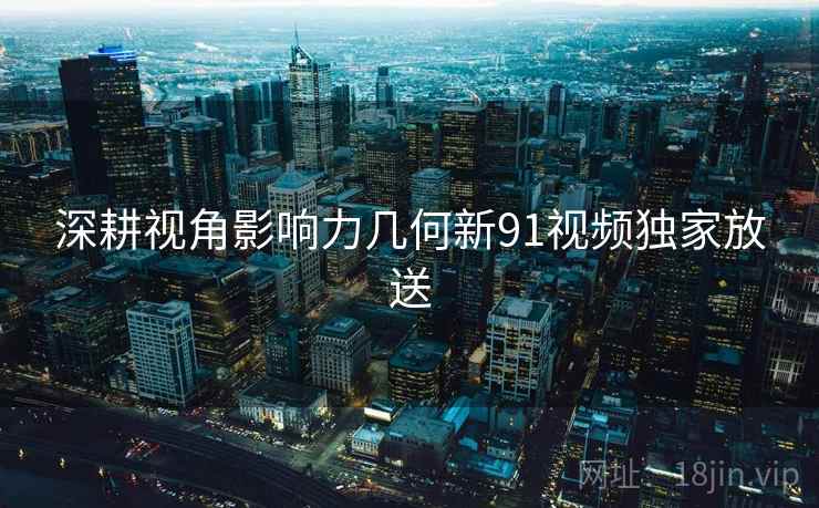 深耕视角影响力几何新91视频独家放送