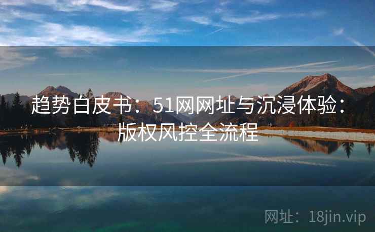 趋势白皮书：51网网址与沉浸体验：版权风控全流程